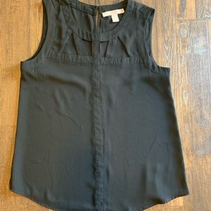 Forever 21 black sleeveless blouse sz XS
